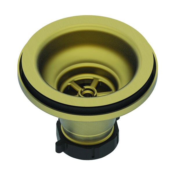 Brasstech Large Basket Strainer Body in Antique Brass 1223/06 Zoro